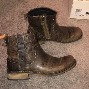 Men’s Clarks Stolen Grey Boots